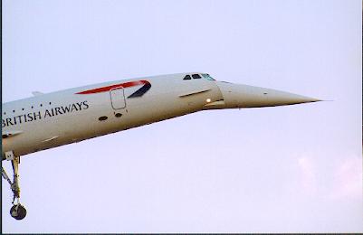 Чупещият се нос на Concorde